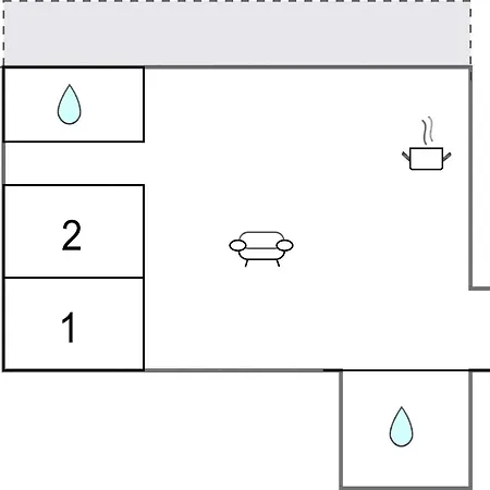 Apartament Lovely In With Kitchen *